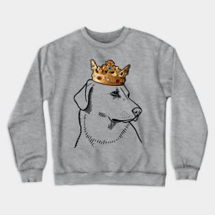 Chinook Dog King Queen Wearing Crown Crewneck Sweatshirt